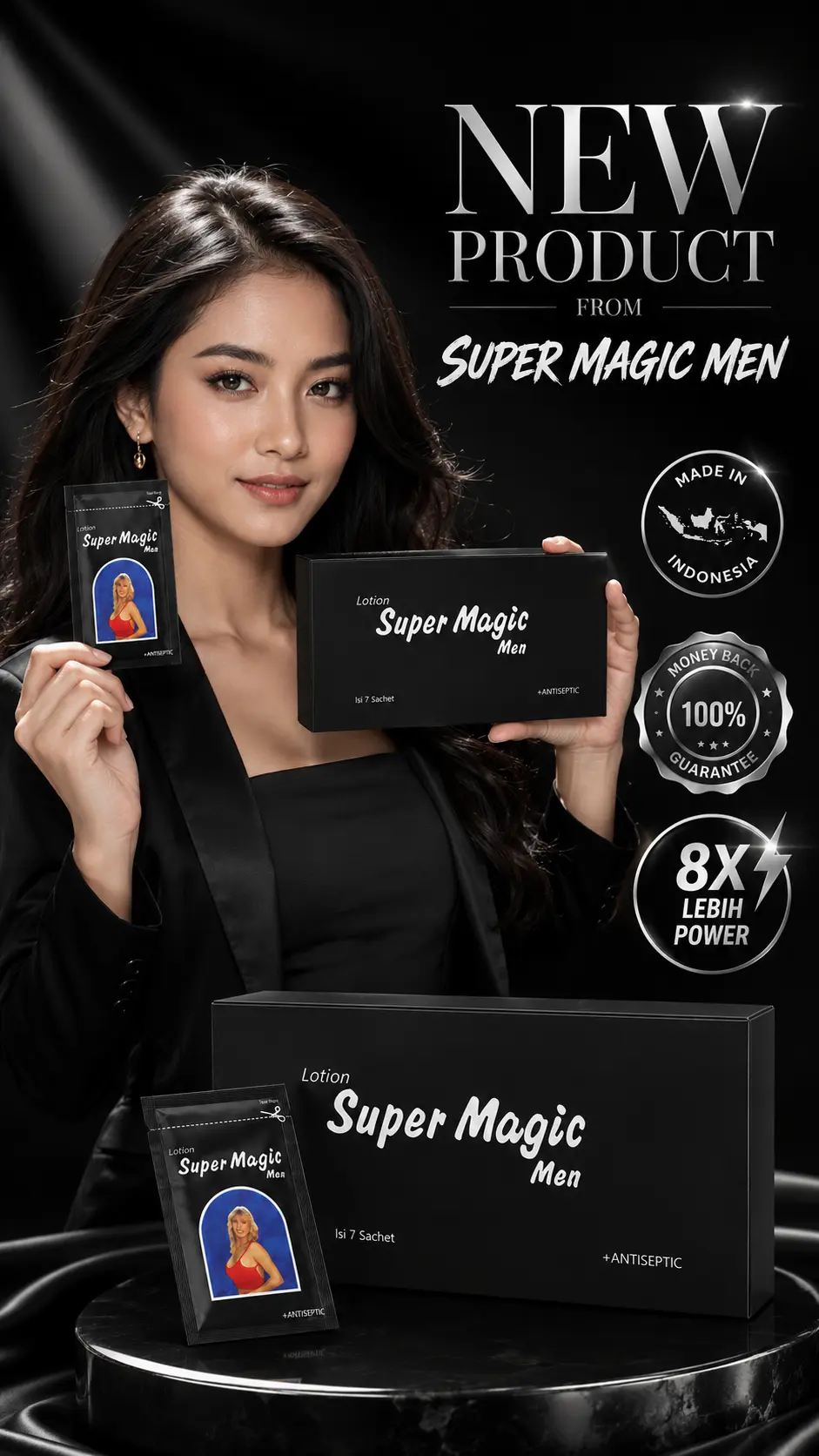 Super Losyen Magic Men original Indonesia